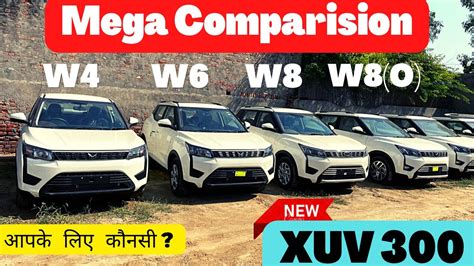 xuv300 w4 vs w8|REVIEW .